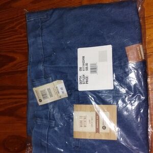 Haggar Men's Casual Classic Fit Denim Trouser Pant Sz 38